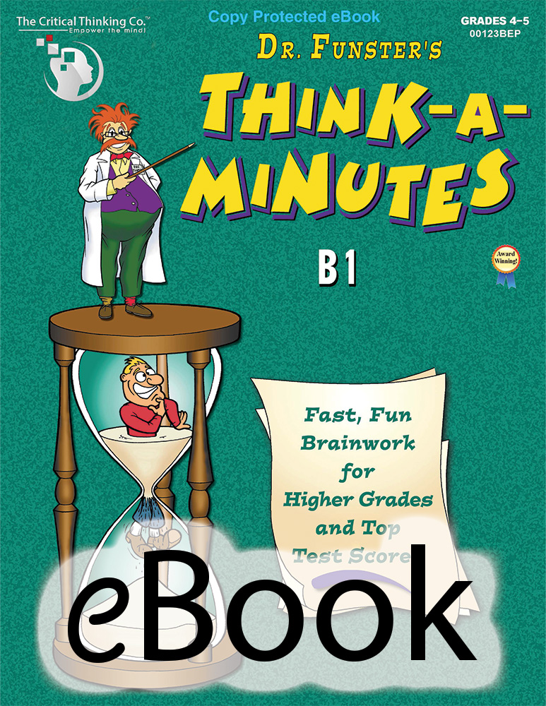 Dr. Funster's Think-A-Minutes B1 - eBook