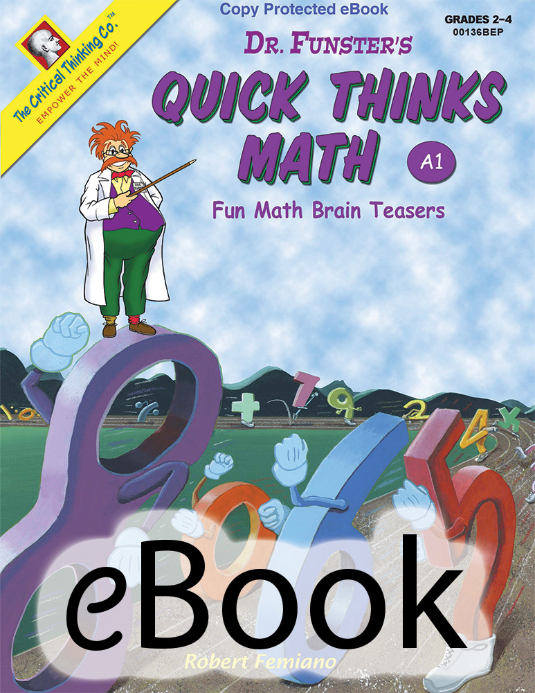 Dr. Funster's Quick Thinks Math A1 - eBook