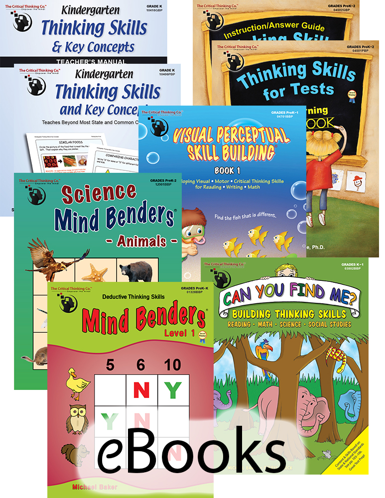 Kindergarten Critical Thinking eBook Bundle