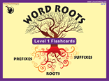 Word Roots Level 1 Flashcards™ App for iPad
