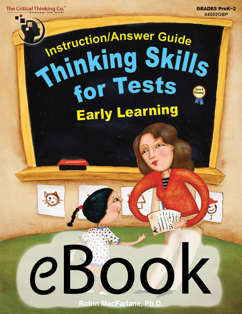 Thinking Skills for Tests: Early Learning - Instruction Answer Guide - eBook