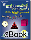 Mathematical Reasoning™ Middle School Supplement - eBook