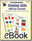 PreKindergarten Thinking Skills & Key Concepts - eBook