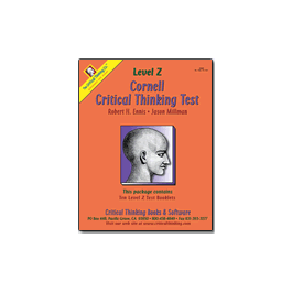 cornell critical thinking test level z pdf
