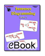Sentence Diagramming: Level 1 - eBook 