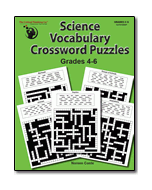 Science Vocabulary Crossword Puzzles